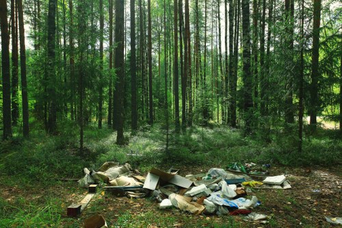 Safe disposal of hazardous building materials